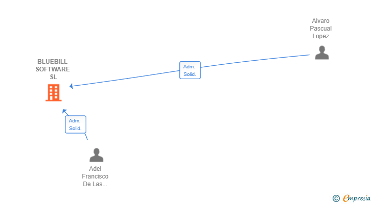 Vinculaciones societarias de BLUEBILL SOFTWARE SL