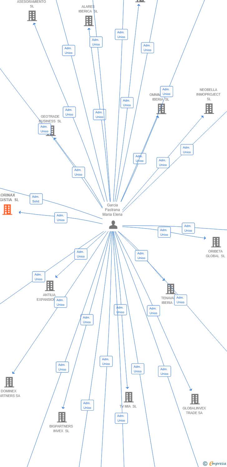 Vinculaciones societarias de LORINAX ACADEMIC HUB SL