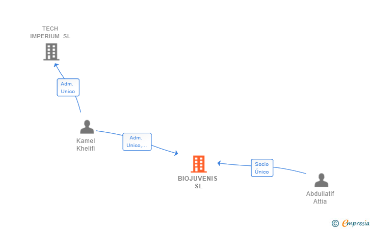 Vinculaciones societarias de BIOJUVENIS SL