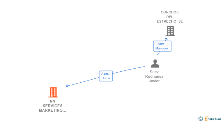 Vinculaciones societarias de NN SERVICES MARKETING SL