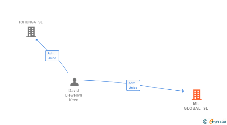 Vinculaciones societarias de MI-GLOBAL SL
