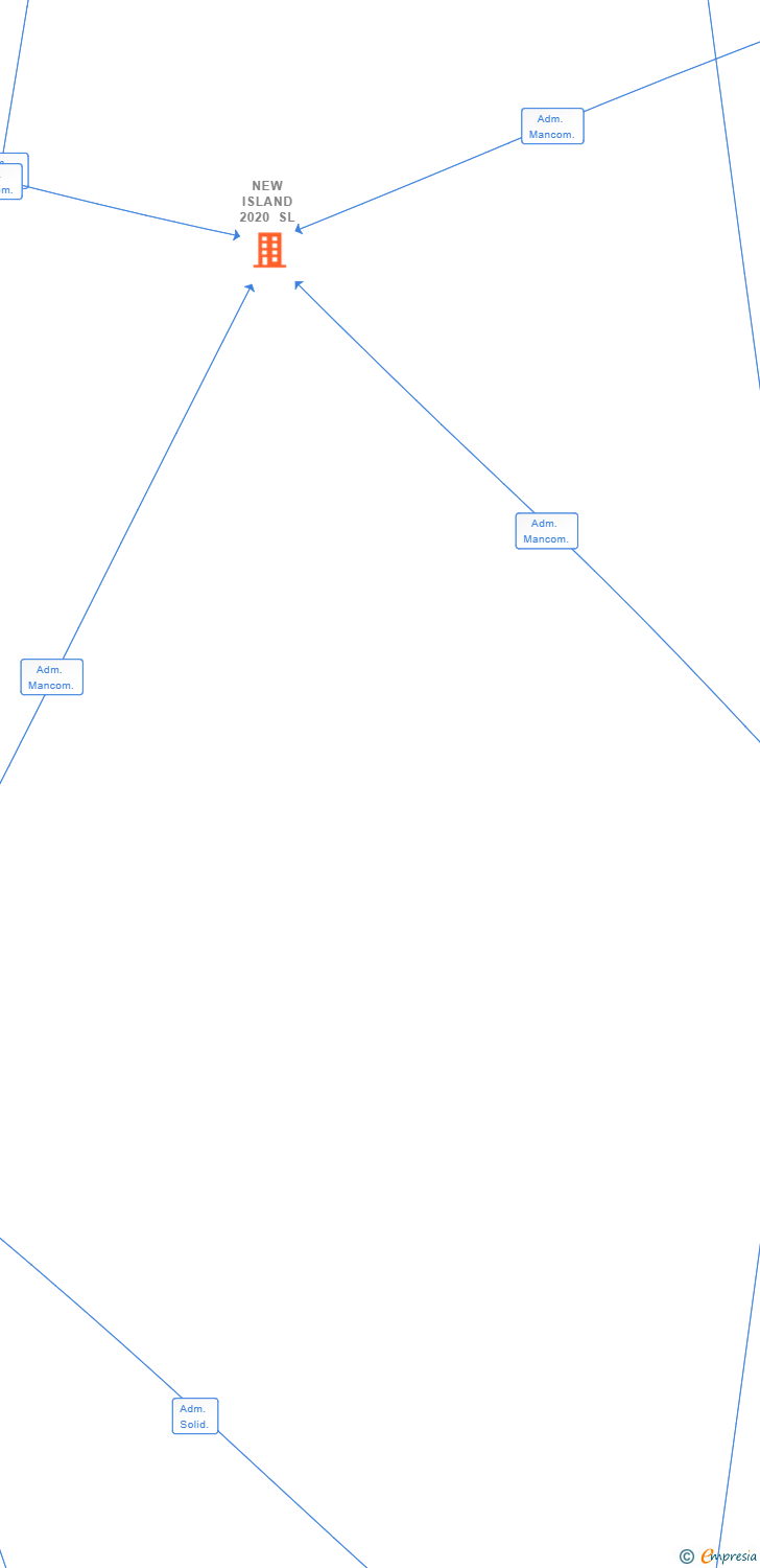 Vinculaciones societarias de NEW ISLAND 2020 SL