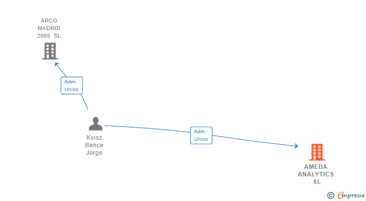 Vinculaciones societarias de AMEBA ANALYTICS SL