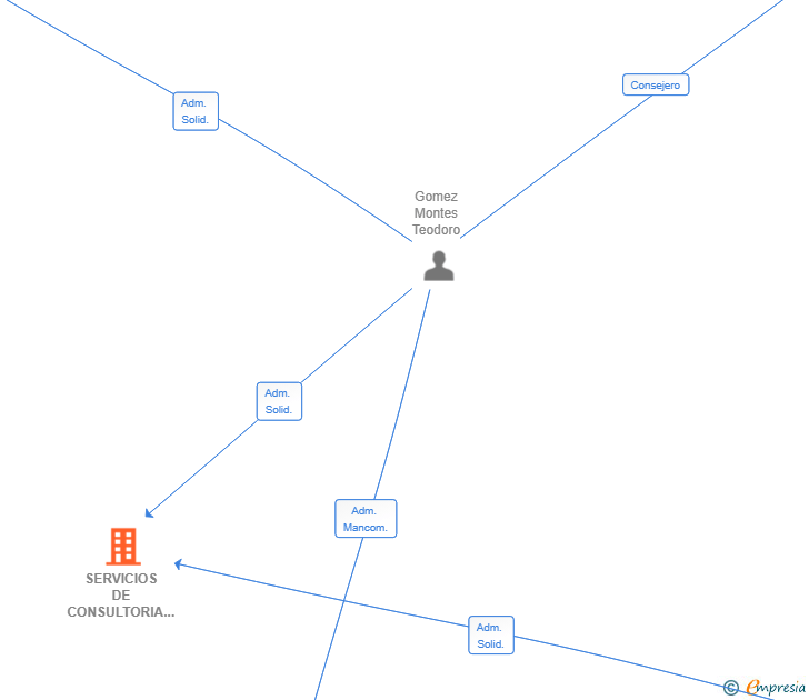 Vinculaciones societarias de SERVICIOS DE CONSULTORIA MG SL