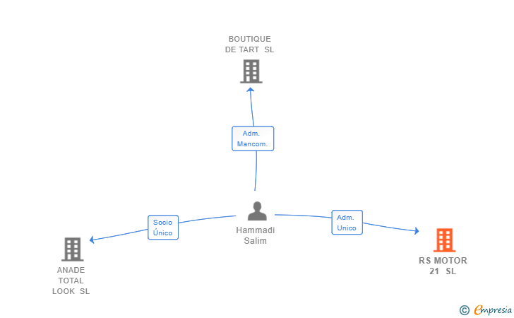 Vinculaciones societarias de RS MOTOR 21 SL