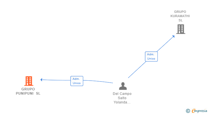 Vinculaciones societarias de GRUPO PUNIPUNI SL