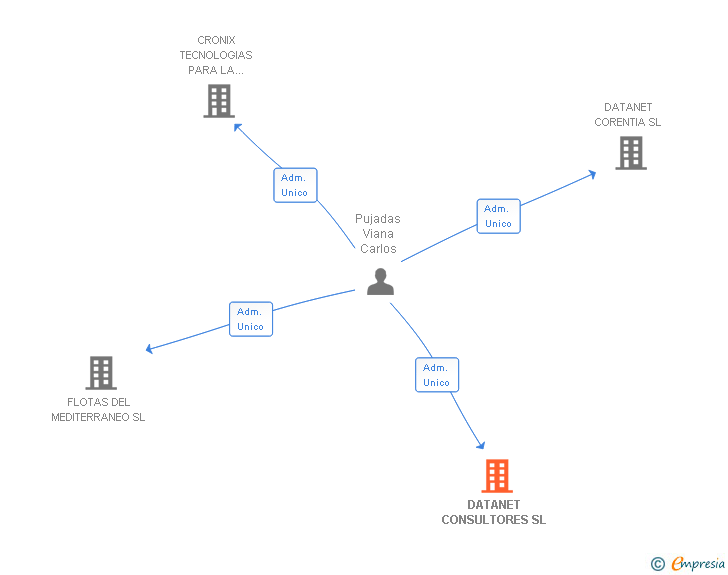 Vinculaciones societarias de DATANET CONSULTORES SL