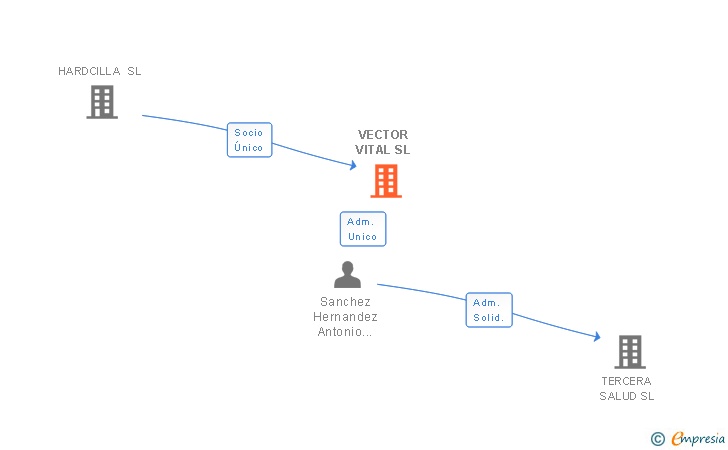 Vinculaciones societarias de VECTOR VITAL SL