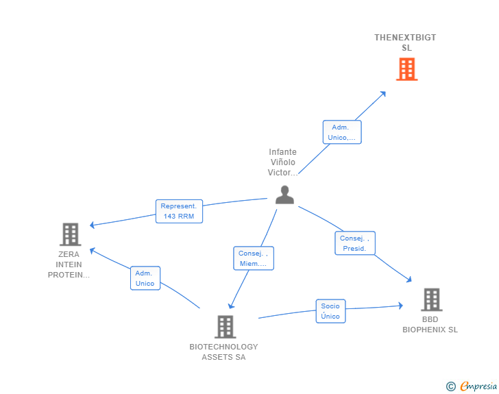 Vinculaciones societarias de THENEXTBIGT SL