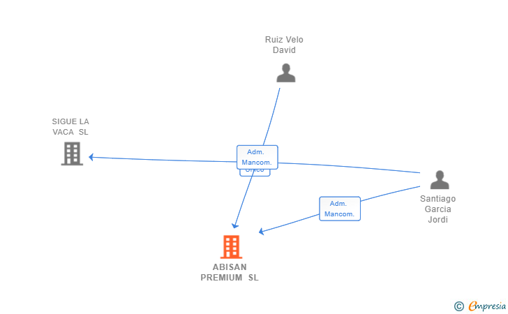 Vinculaciones societarias de ABISAN PREMIUM SL