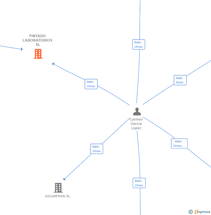 Vinculaciones societarias de PINTADO LABORATORIOS SL