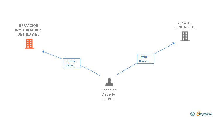 Vinculaciones societarias de SERVICIOS INMOBILIARIOS DE PILAS SL