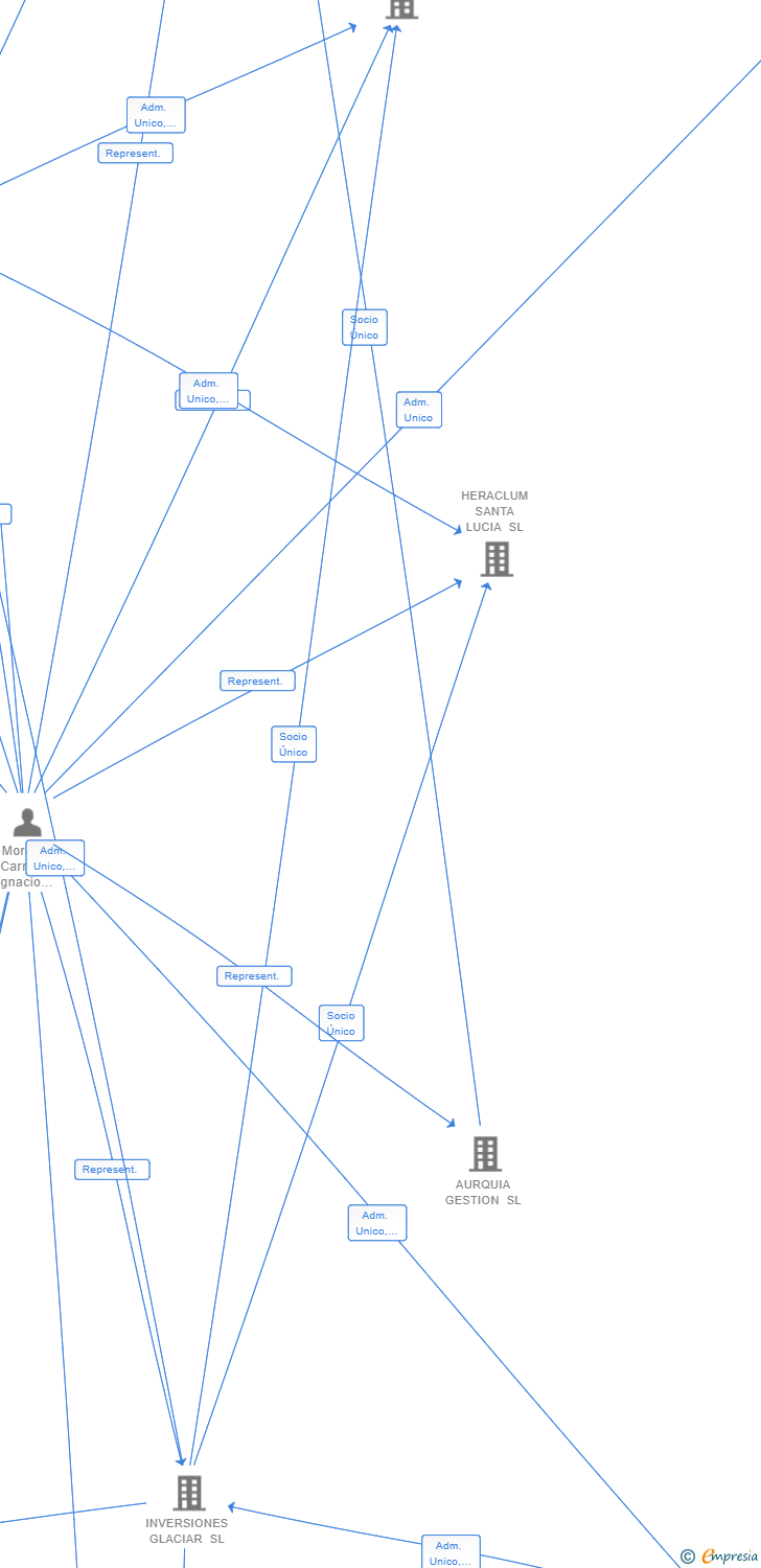 Vinculaciones societarias de HERACLUM FIRST SL