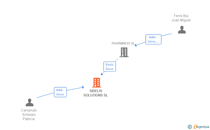 Vinculaciones societarias de SIDELIS SOLUTIONS SL