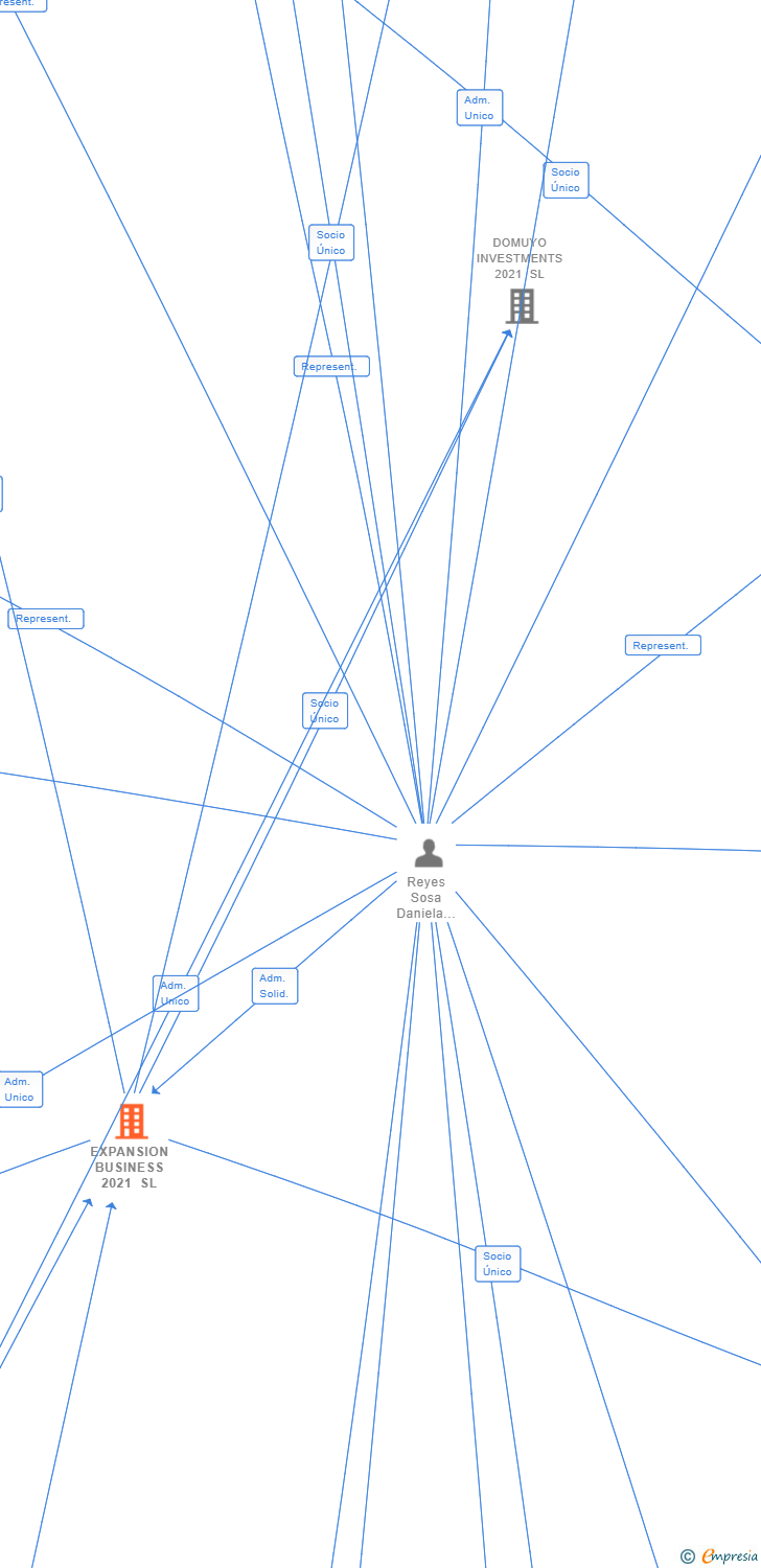 Vinculaciones societarias de EXPANSION BUSINESS 2021 SL