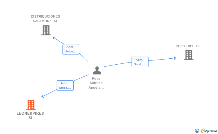 Vinculaciones societarias de LEONE&PIRES SL