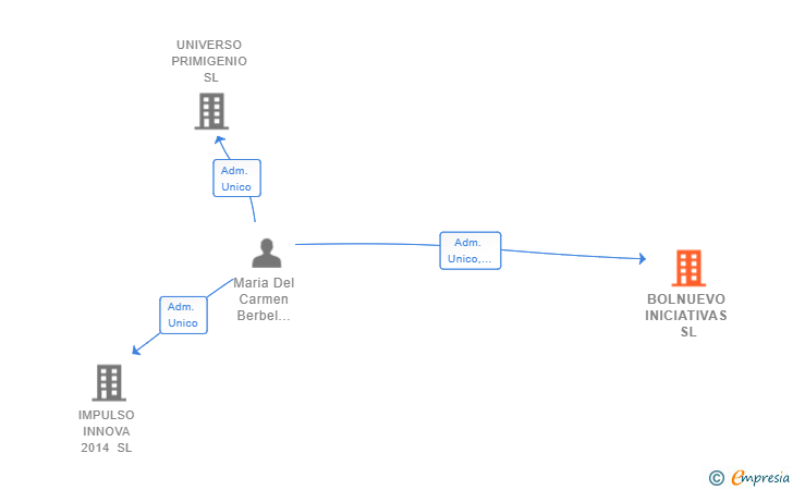 Vinculaciones societarias de BOLNUEVO INICIATIVAS SL
