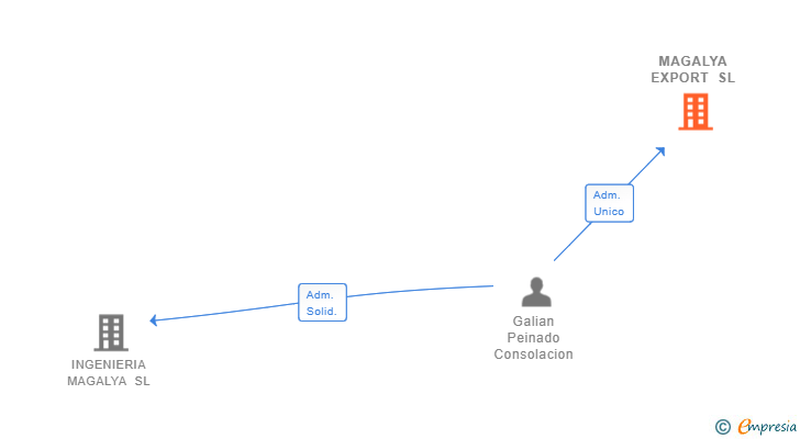 Vinculaciones societarias de MAGALYA EXPORT SL