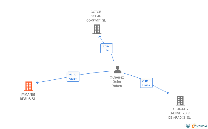 Vinculaciones societarias de IMMANIS DEALS SL