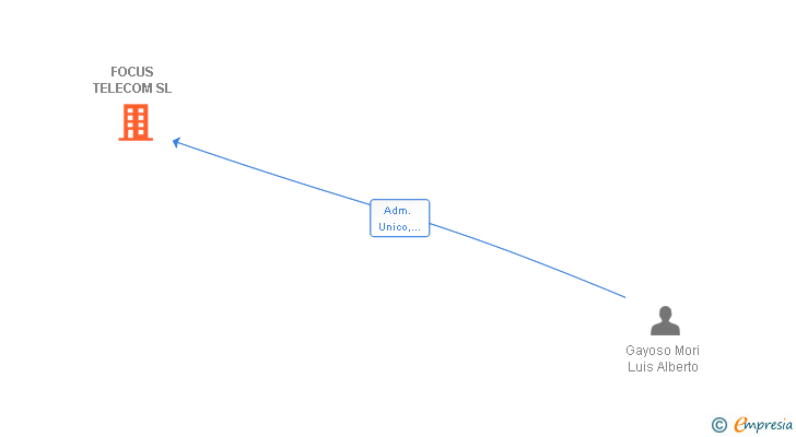 Vinculaciones societarias de FOCUS TELECOM SL
