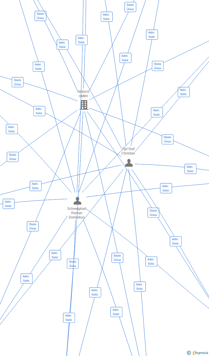 Vinculaciones societarias de RINDUS TECHNOLOGY 8 SL