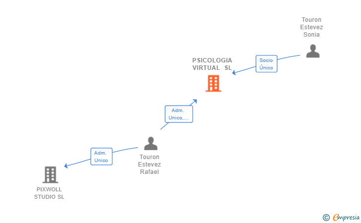 Vinculaciones societarias de PSICOLOGIA VIRTUAL SL
