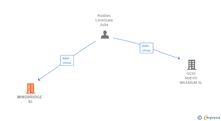 Vinculaciones societarias de MINDBRIDGE SL