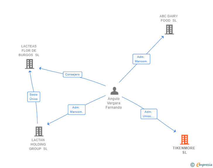 Vinculaciones societarias de TIKENMORE SL