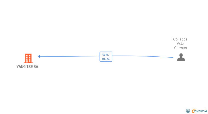 Vinculaciones societarias de YANG TSE SA