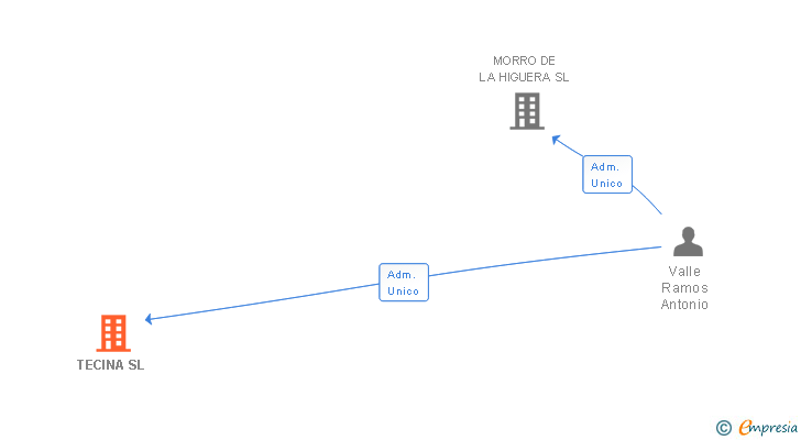 Vinculaciones societarias de TECINA SL