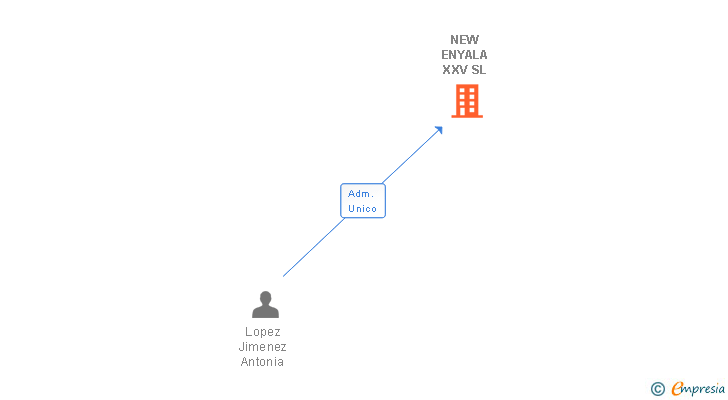 Vinculaciones societarias de NEW ENYALA XXV SL