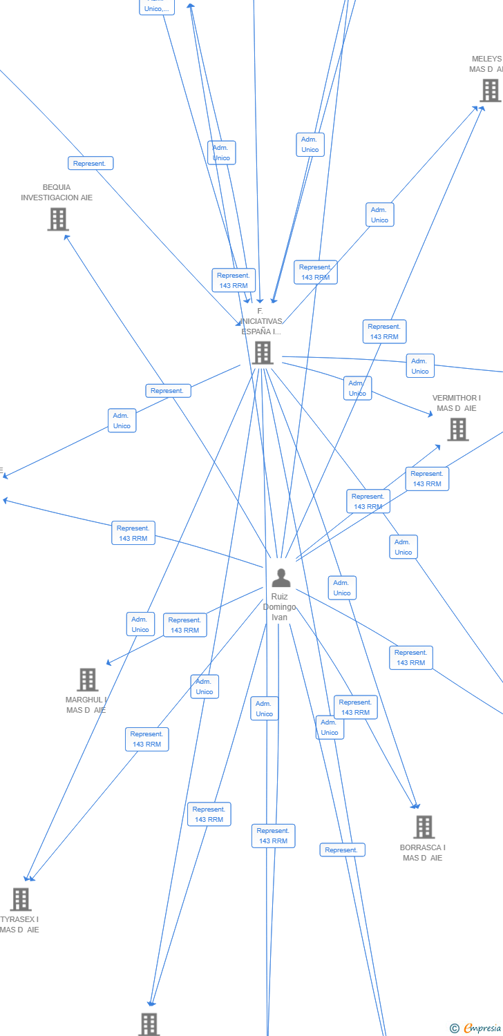 Vinculaciones societarias de SHRYKOS I MAS D AIE