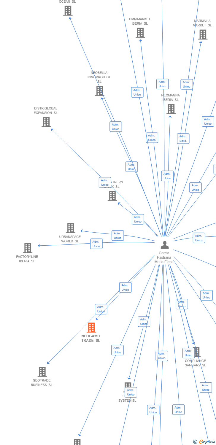 Vinculaciones societarias de NEOGAMO TRADE SL