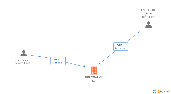 Vinculaciones societarias de PRECOALVI SL
