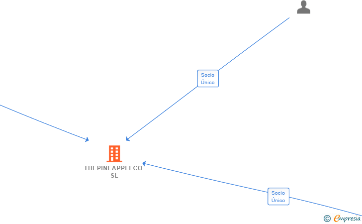 Vinculaciones societarias de THEPINEAPPLECO SL
