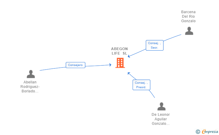 Vinculaciones societarias de ABEGON LIFE SL