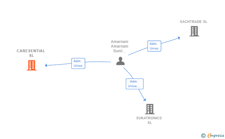 Vinculaciones societarias de CARESENTIAL SL