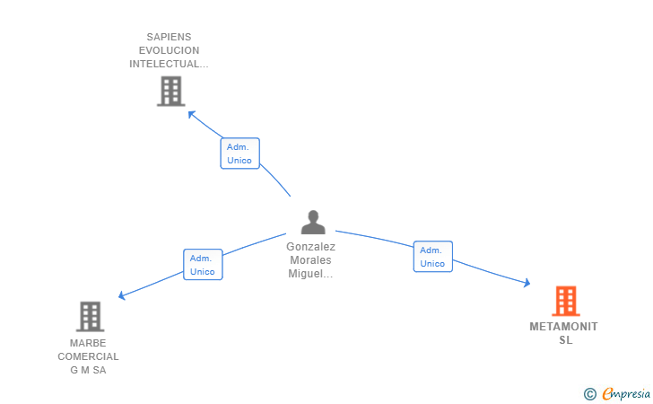 Vinculaciones societarias de METAMONIT SL