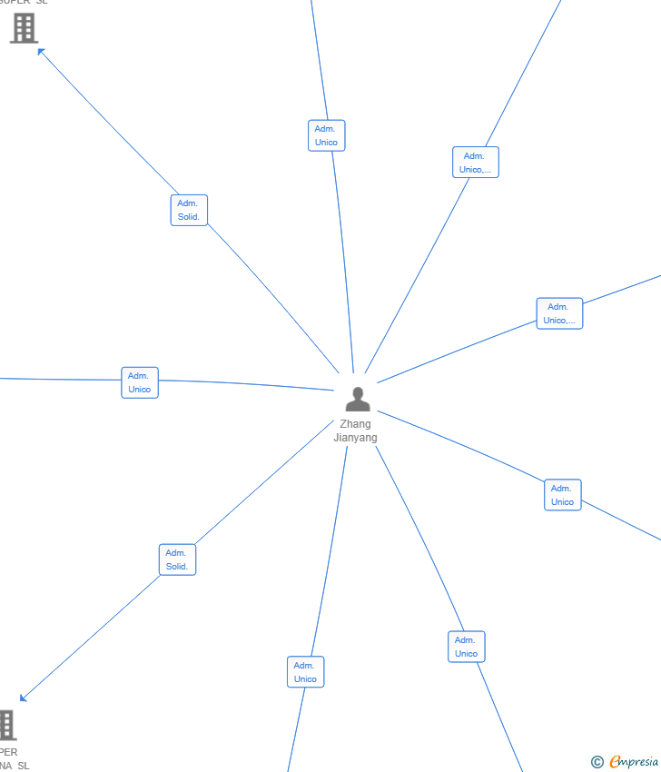 Vinculaciones societarias de ZEMINX INVERSIONES SL