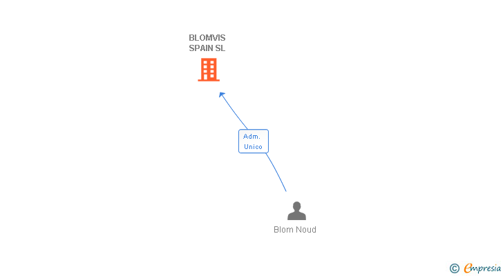 Vinculaciones societarias de BLOMVIS SPAIN SL