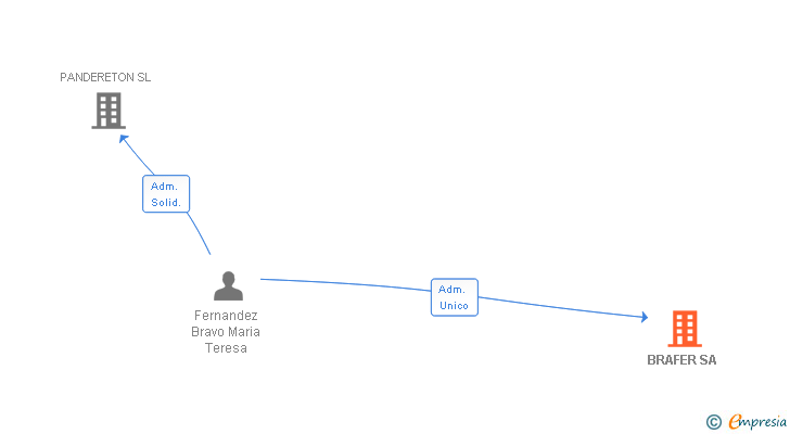 Vinculaciones societarias de BRAFER SA
