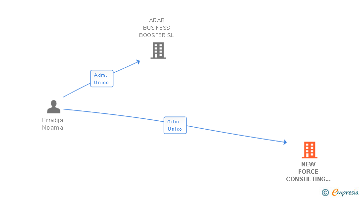 Vinculaciones societarias de NEW FORCE CONSULTING SL