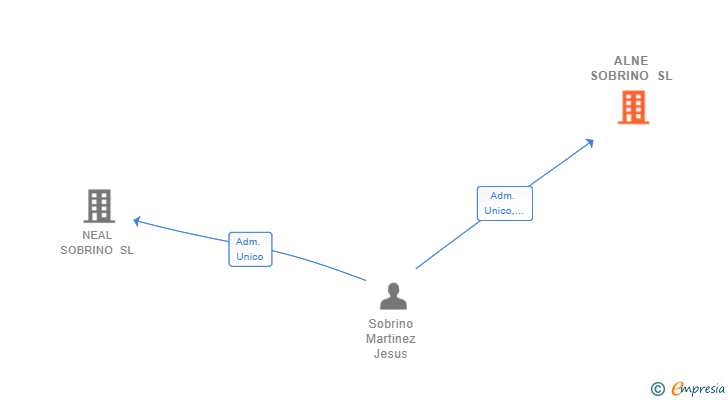 Vinculaciones societarias de ALNE SOBRINO SL