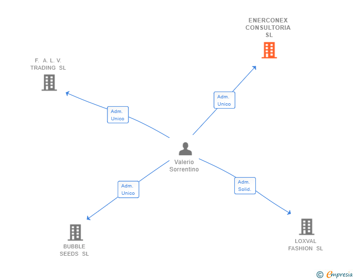 Vinculaciones societarias de ENERCONEX CONSULTORIA SL