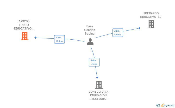 Vinculaciones societarias de APOYO PSICO EDUCATIVO SL