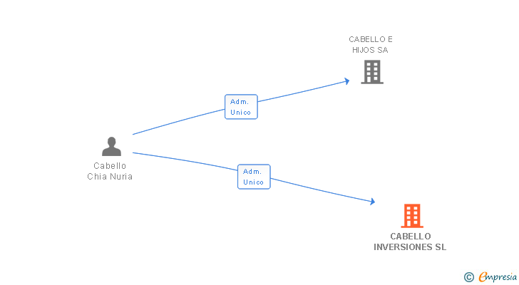 Vinculaciones societarias de CABELLO INVERSIONES SL