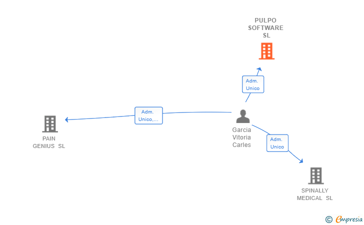 Vinculaciones societarias de PULPO SOFTWARE SL