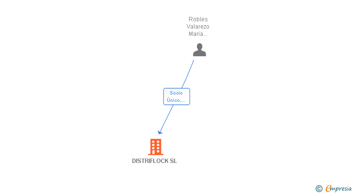 Vinculaciones societarias de DISTRIFLOCK SL