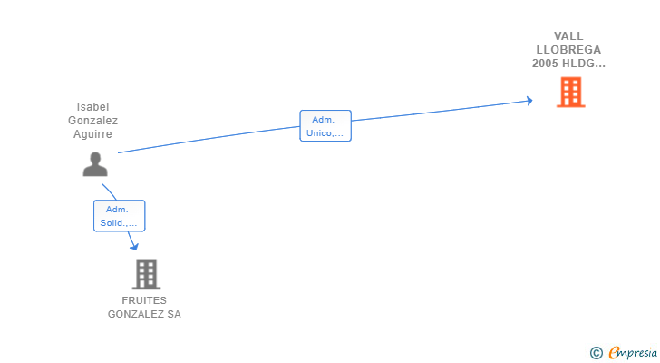 Vinculaciones societarias de VALL LLOBREGA 2005 HLDG SL