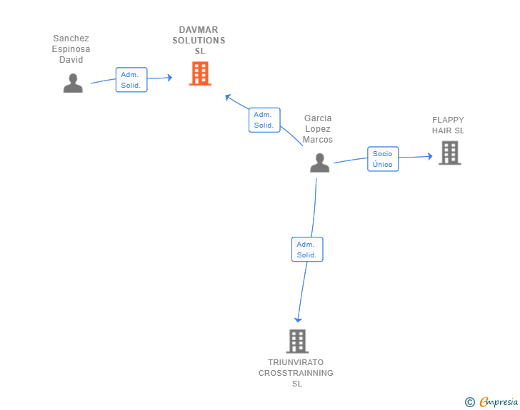Vinculaciones societarias de DAVMAR SOLUTIONS SL